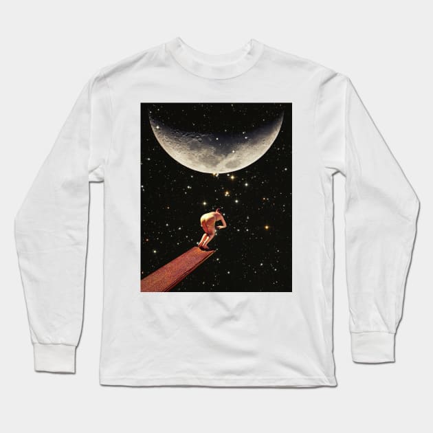 Moon child Long Sleeve T-Shirt by CollageSoul